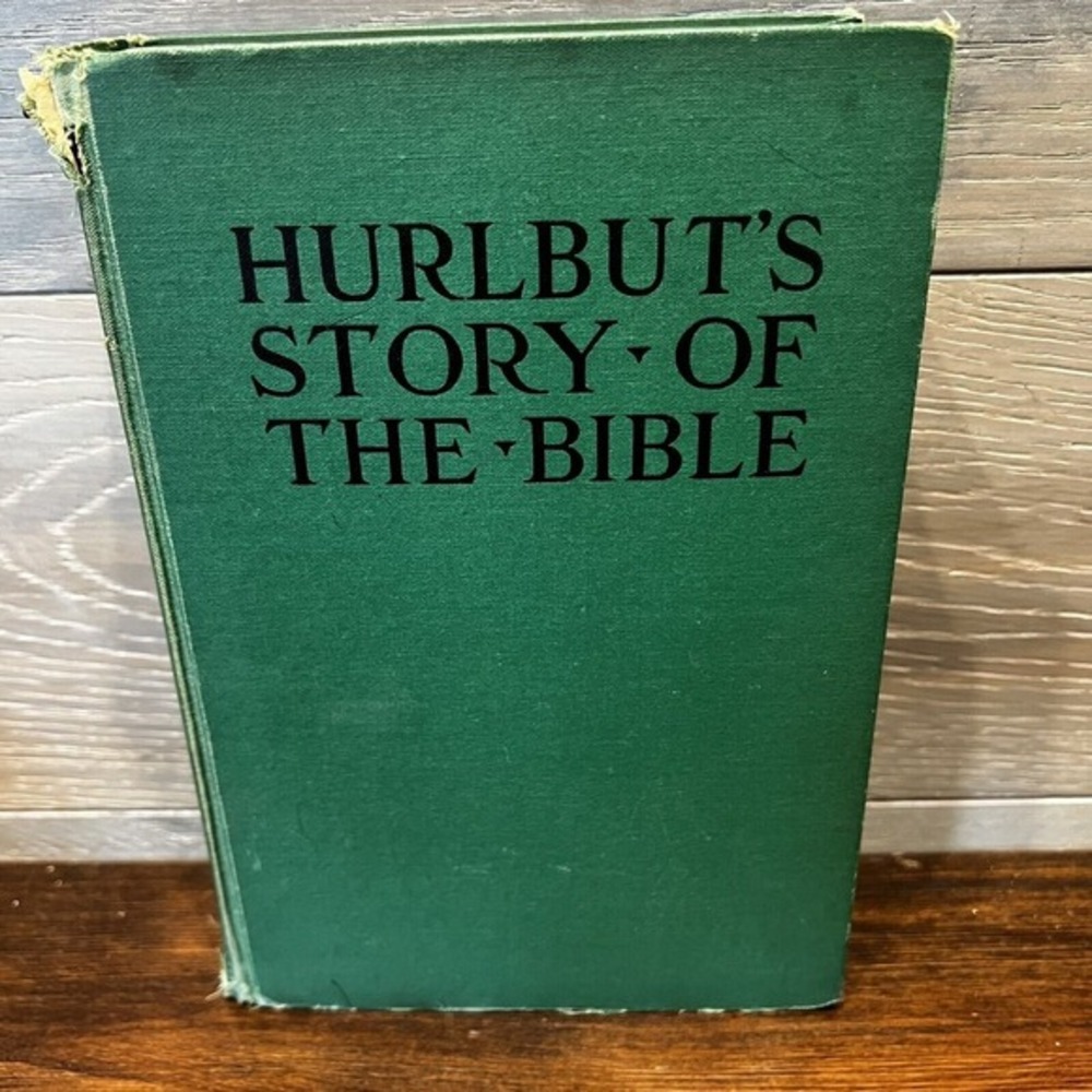 Hurlbut's Story of the Bible for Young & Old 1947 Illustrated Color Plates‎ Map
